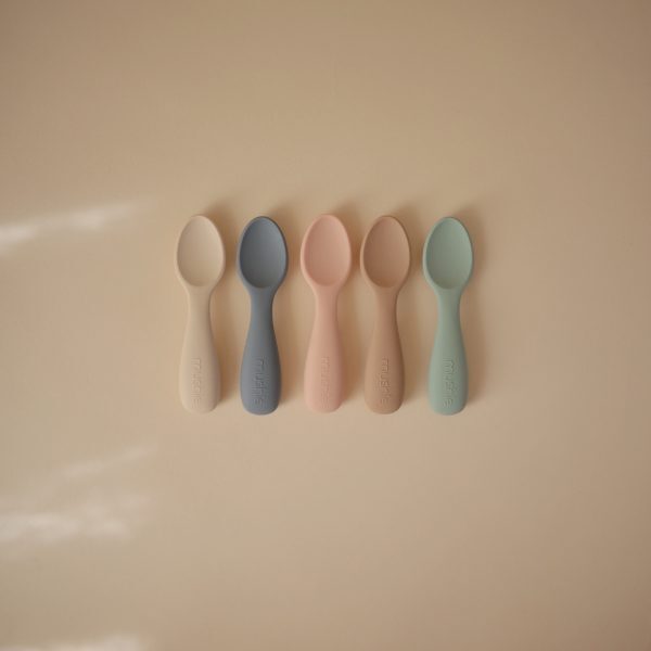 Mushie Silicone Feeding Spoons 2-Pack